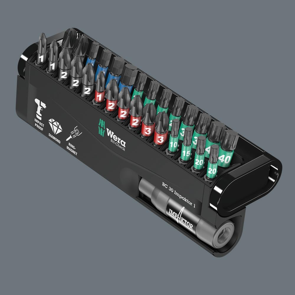 Wera 05057690001 BIT-CHECK 30 IMPAKTOR 1 30 PIECES