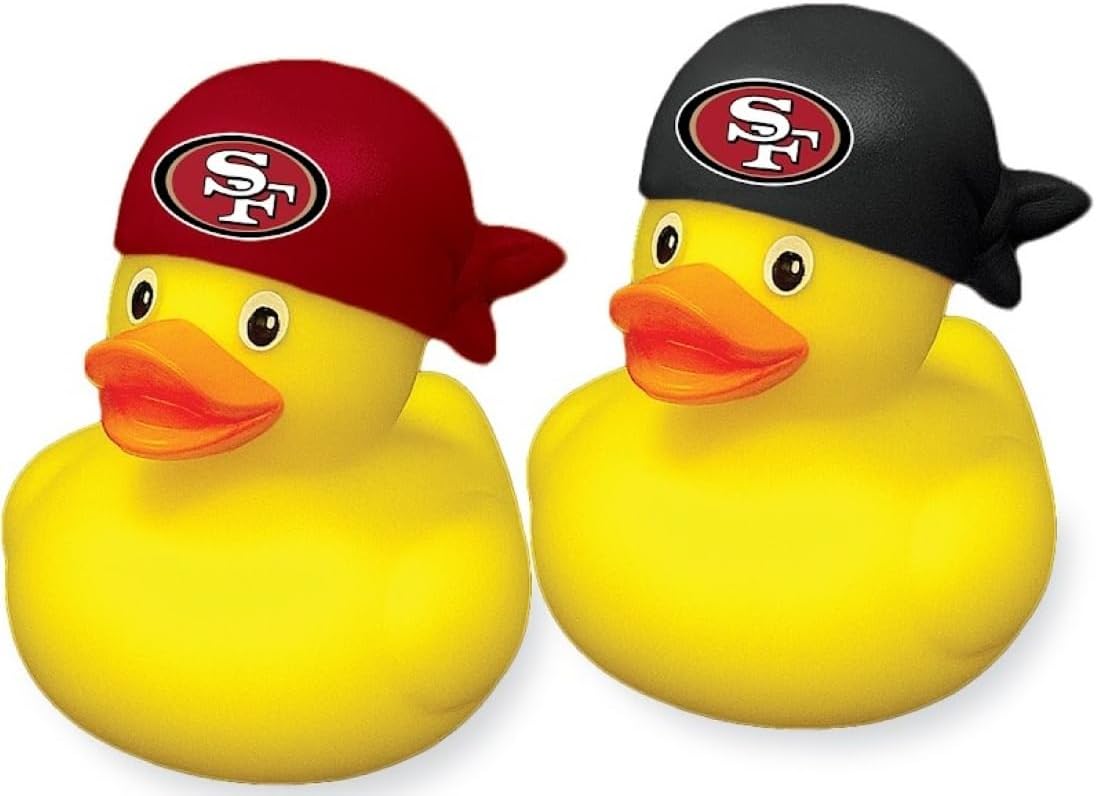 aminco NFL Team Rubber Duck Set Two Pack – Officially Licensed Collectible – Great Gift for Fans