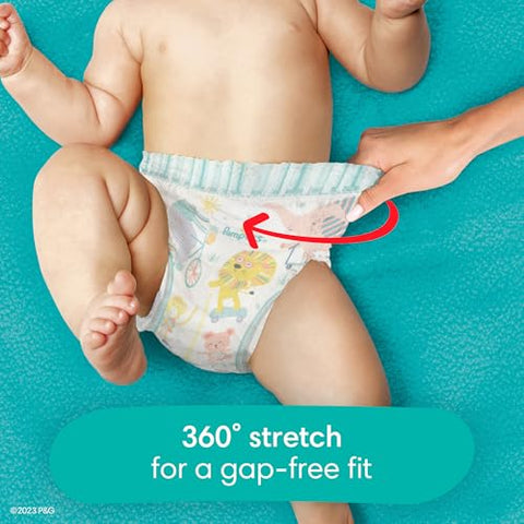 Pampers Cruisers 360 Diapers - Size 6, One Month Supply (104 Count), Pull-On Disposable Baby Diapers, Gap-Free Fit