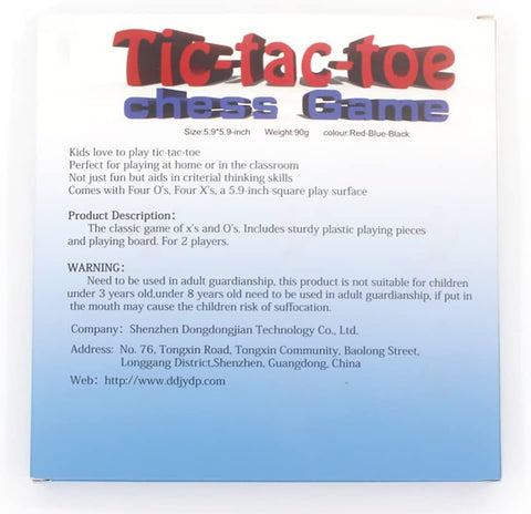 Tic Tac Toe Board Game, Classical Family Board Game