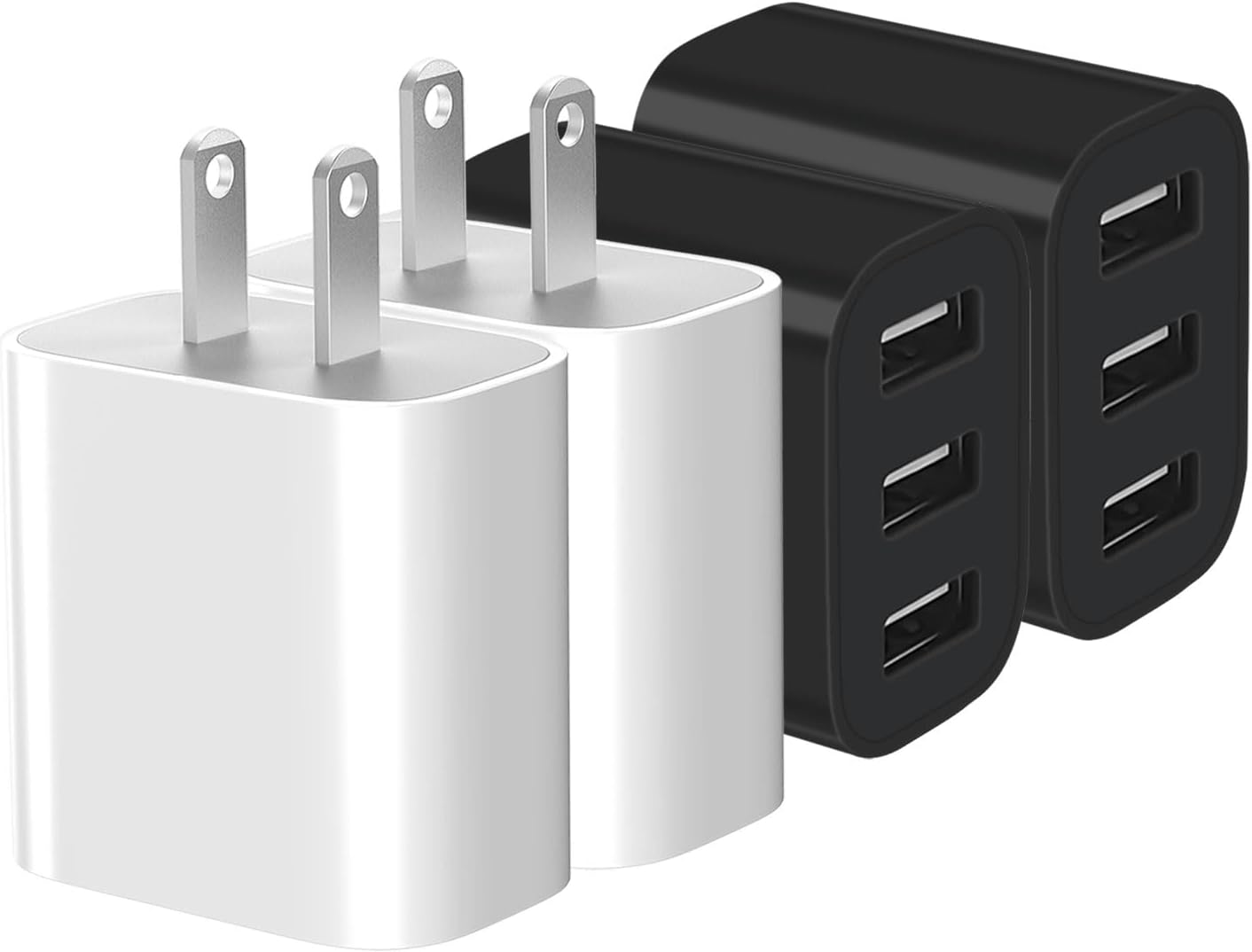 3-Port USB Wall Charger,Compatible with iPhone 14/13/12/11 Pro Max