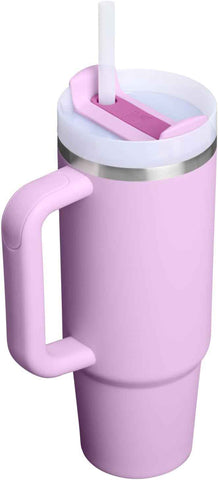 STANLEY Quencher H2.0 Flow State Tumbler, 30 oz, Soft Orchid