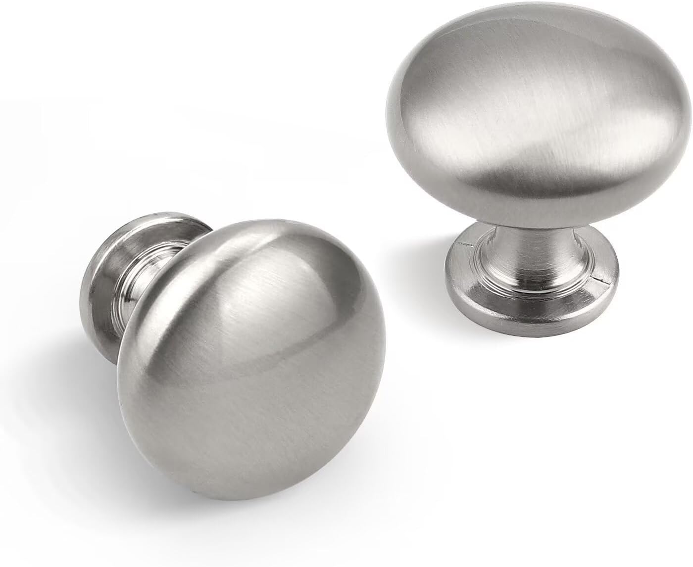15 Pack Kitchen Cabinet Knobs, 1-3/16 Inch(29.5mm) Drawer Knobs Dresser Knobs,Satin Nickel Knobs Solid Drawer Pulls,Kitchen Cabinet Pulls for Dresser Drawers