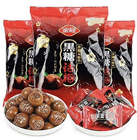 【iWe & iYou】Jinguan Brown Sugar Candy with Plum 180g4 Bags