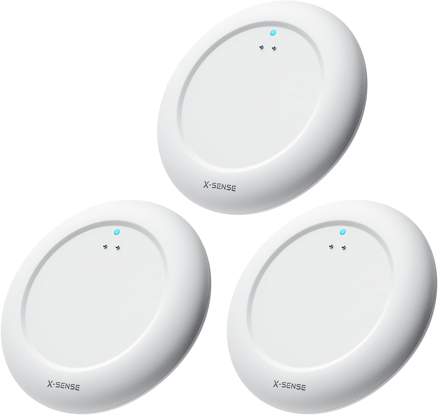 X-Sense Wi-Fi Water Leak Detector, 3-Pack, SWS0A41 Add-On, Base Req.