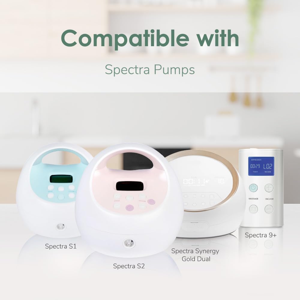 Maymom Pump Parts Compatible with Spectra S1 S2 9 Plus Synergy Gold Incl Duckbill Valve Silicone Membrane Not Original Spectra S1 S2 Replacement Pump Parts (Pack of 3)
