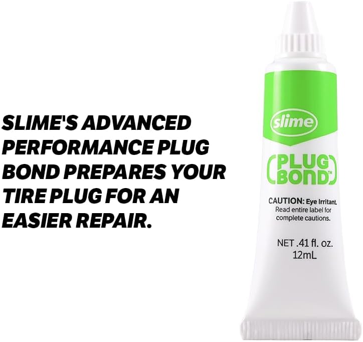 Slime 2040-A Tire Repair Plug Kit, Deluxe, Contains Strings, Tools and Glue, 11 Pieces
