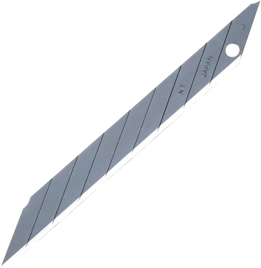 NT CUTTER 9mm Snap-Off Precision Blades, 30 Degree Blades, 100-Blade/Pack, 1 Pack, Black (BD-2000)