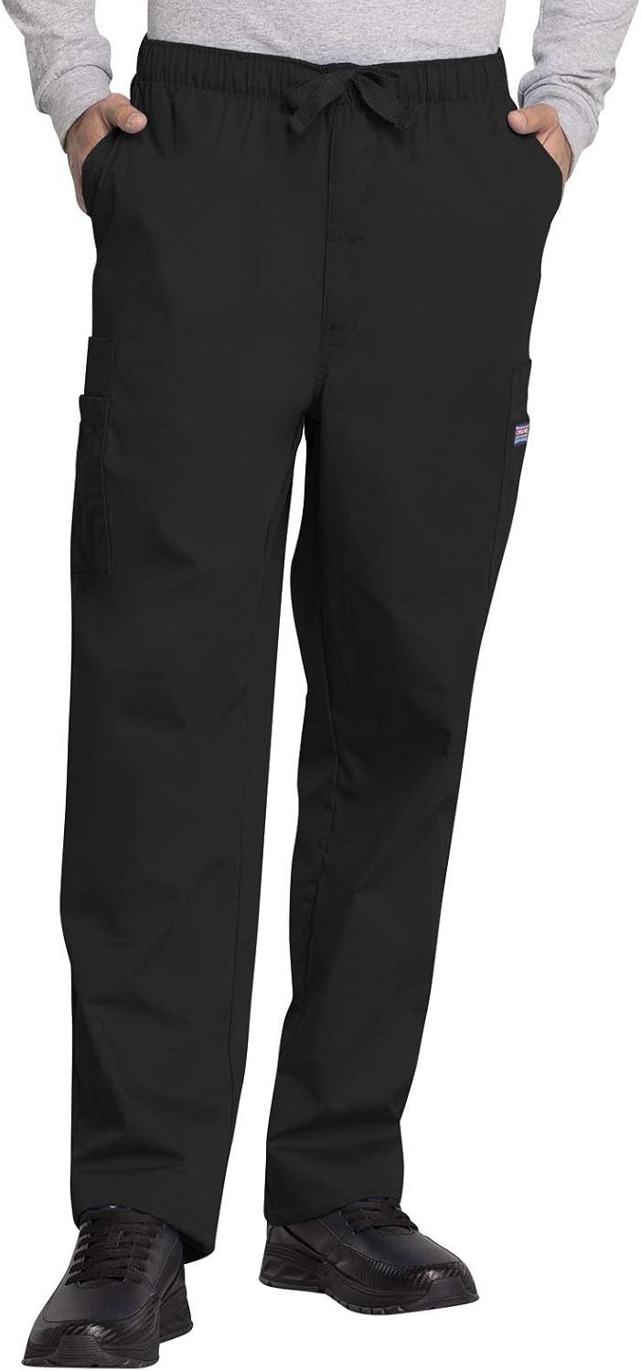 Cherokee WW Originals Scrub for Men Fly Front Cargo Pant with 7 Pockets