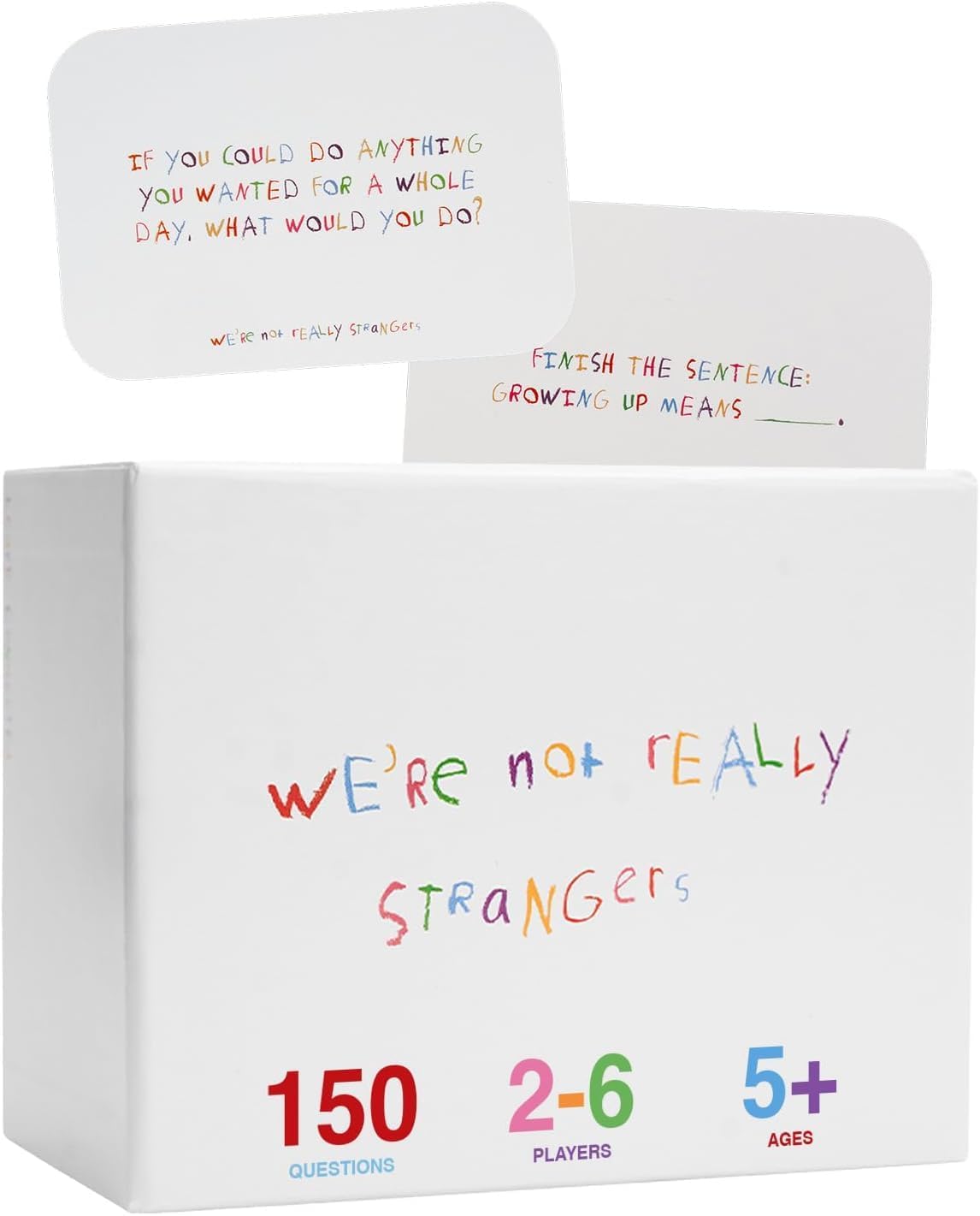 WE'RE NOT REALLY STRANGERS Kids Edition, Conversation Card Games for Kids
