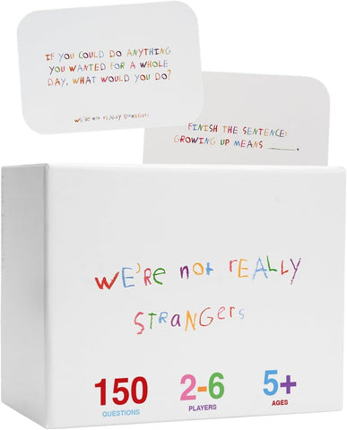 WE'RE NOT REALLY STRANGERS Kids Edition, Conversation Card Games for Kids