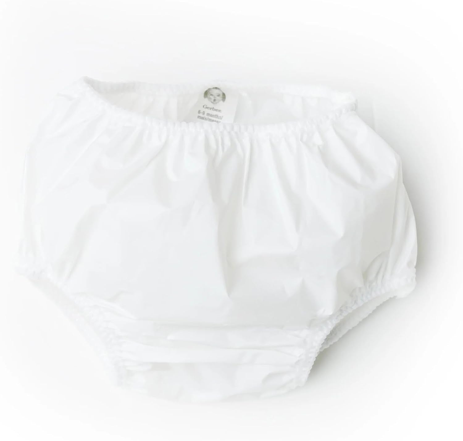 Gerber Baby Toddler 8 Pack Waterproof Diaper Cover, White, 12 Months