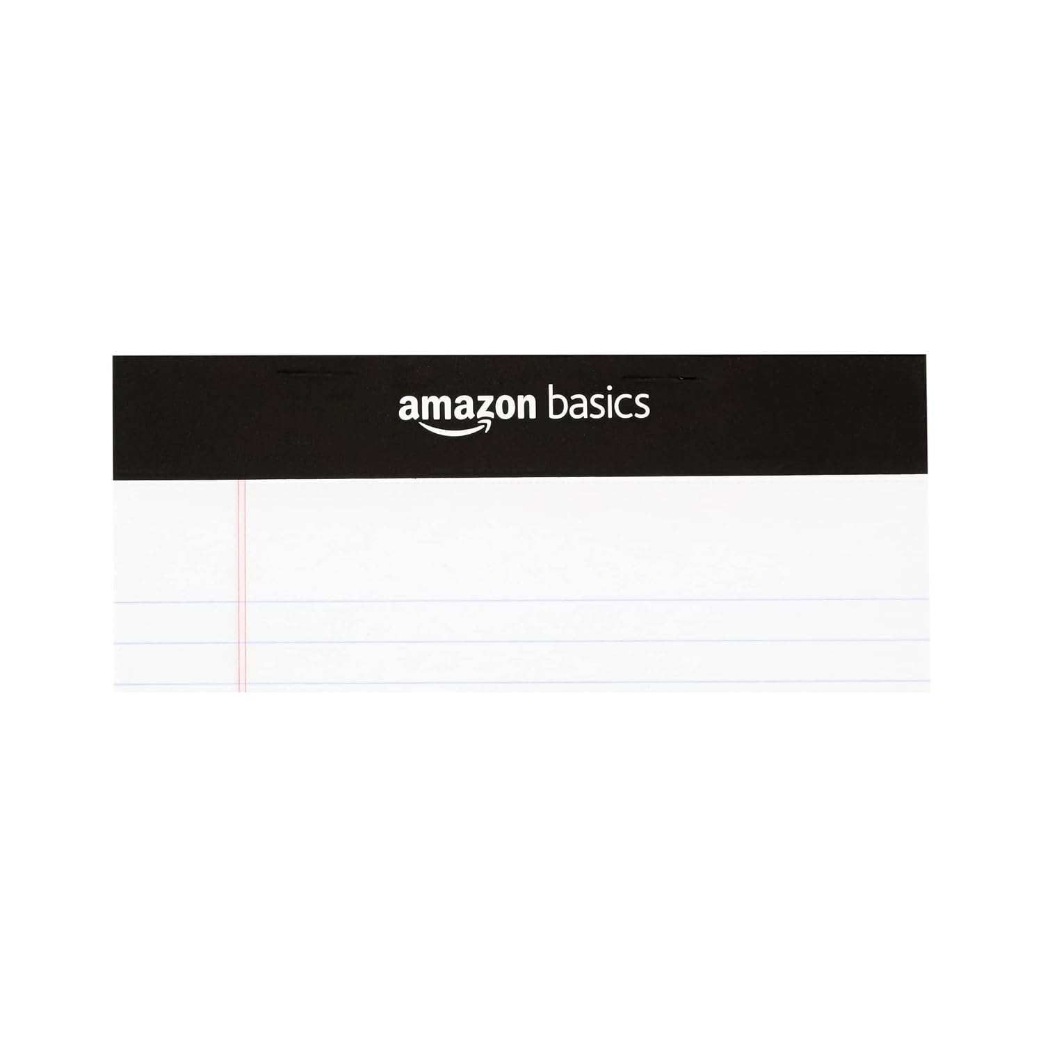 Amazon Basics Narrow Ruled Lined Writing Note Pads for Notes, Office Supplies, 5" x 8", White, 12-Pack of 50 Pages, Perforated