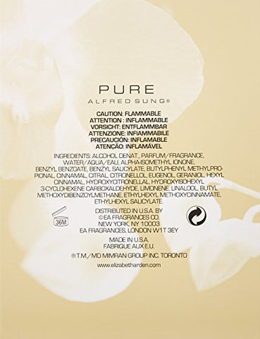 Alfred Sung Pure for Women, Eau De Parfum Spray, 3.4 fl oz