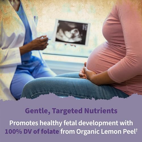 Garden of Life Organics Prenatal Vitamin: Folate for Energy & Healthy Fetal Development, Non-constipating Iron, Vitamin C, B6, B12, D3 – Organic, Non-GMO, Gluten-Free, Vegan, 90 Day Supply