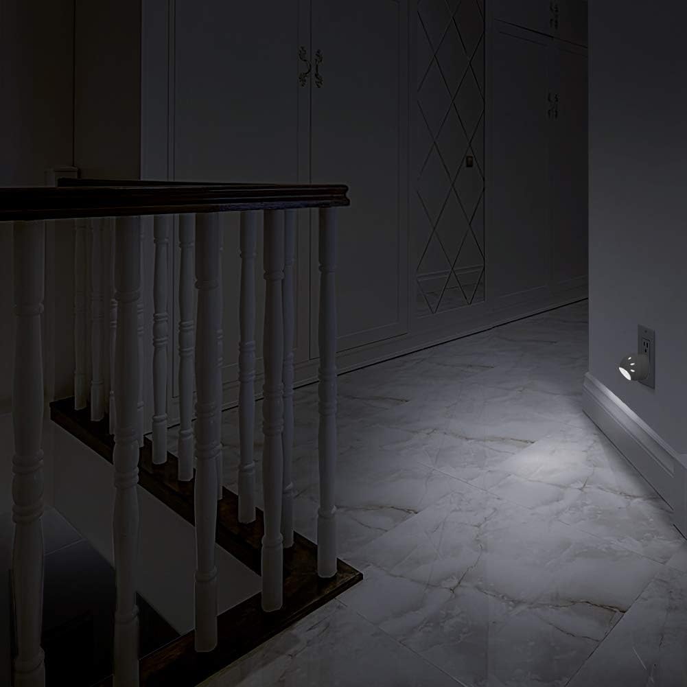 Emotionlite Plug-in LED Night Light Dusk to Dawn Sensor Neutral White 6 Pack