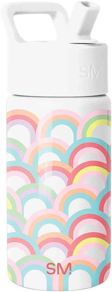 Simple Modern Kids Water Bottle & Toddler Cup | 14oz | Rainbows