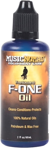 MusicNomad F-ONE Fretboard Oil Cleaner & Conditioner 2 oz (MN105)