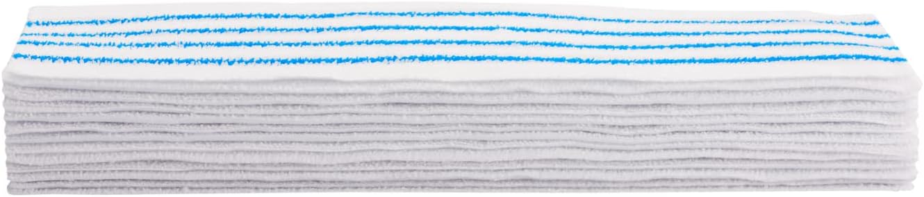 Rubbermaid HYGEN Disposable Microfiber Pad 18 Quick Connect Mop System 50 Count (Pack of 3) with Scrubbing Stripes for Multi-Surface Dry & Wet Cleaning