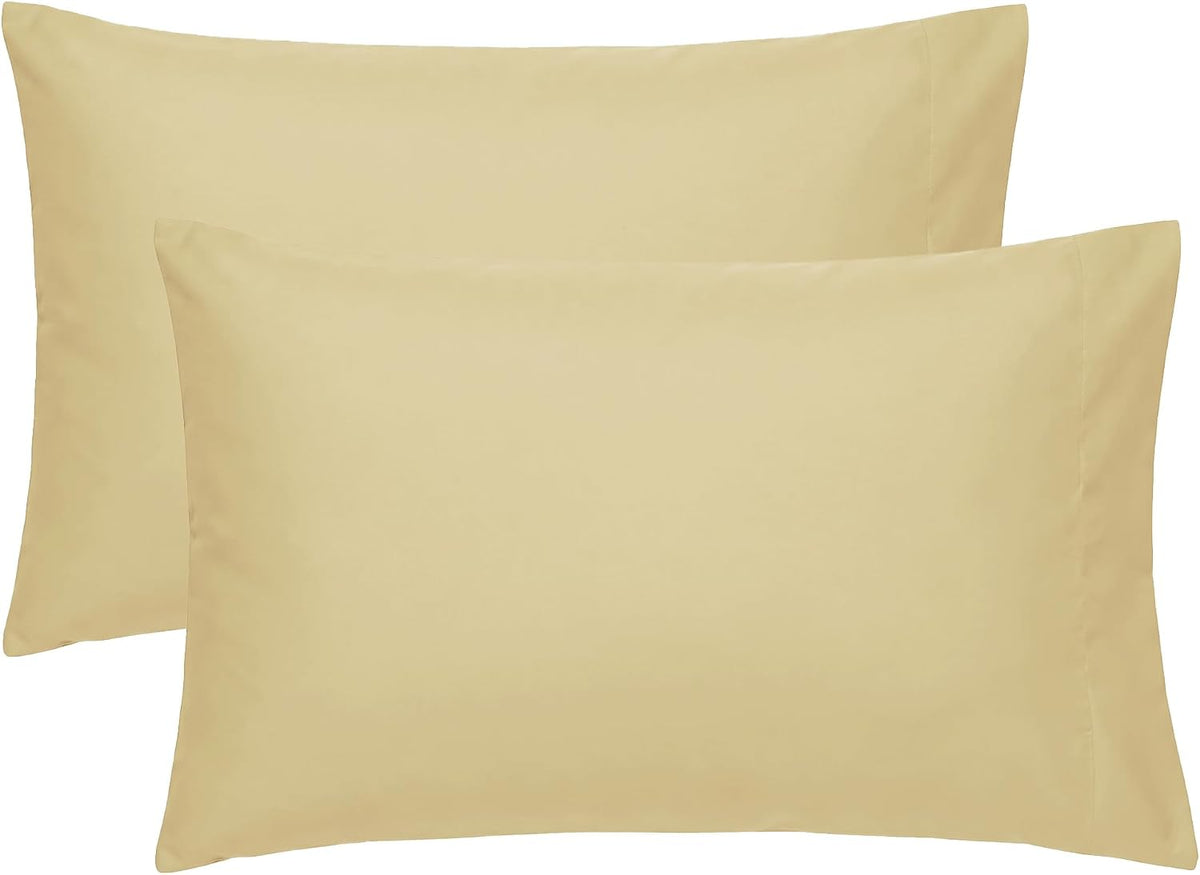 EXQ Home Toddler Pillowcases 13x18, Set of 2 (Dark Camel)