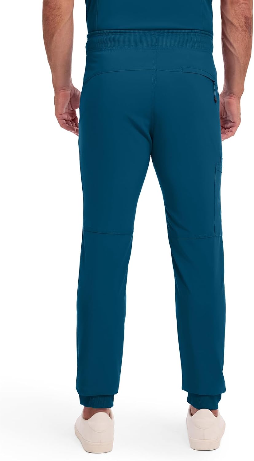 Cherokee Infinity Jogger Scrub Pants for Mens Mid Rise 360° Stretch