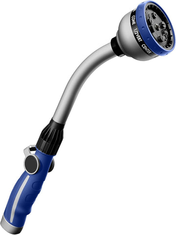 RESTMO Watering Wand Heavy Duty, 15-Inch Long Hose Nozzle Sprayer