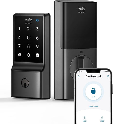 eufy Security Smart Lock C210, Keyless Entry Door Lock, Built-in Wi-Fi