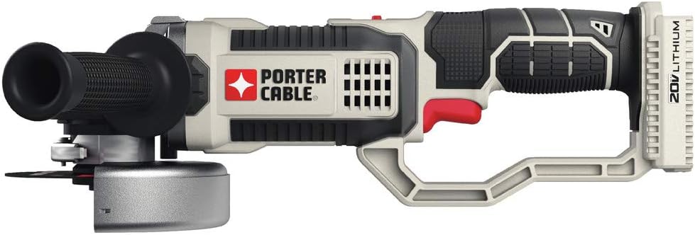 PORTER-CABLE 20V MAX* Angle Grinder Tool, 4-1/2-Inch, Tool Only (PCC761B)