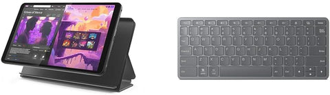 Bundle of Lenovo Tab One Includes Folio Case + Lenovo Multi-Device Wireless Bluetooth Keyboard