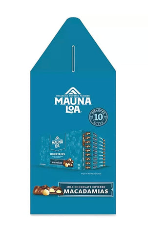 Mauna Loa Milk Chocolate Covered Macadamias - 4.3 oz (Pack of 10 Boxes)