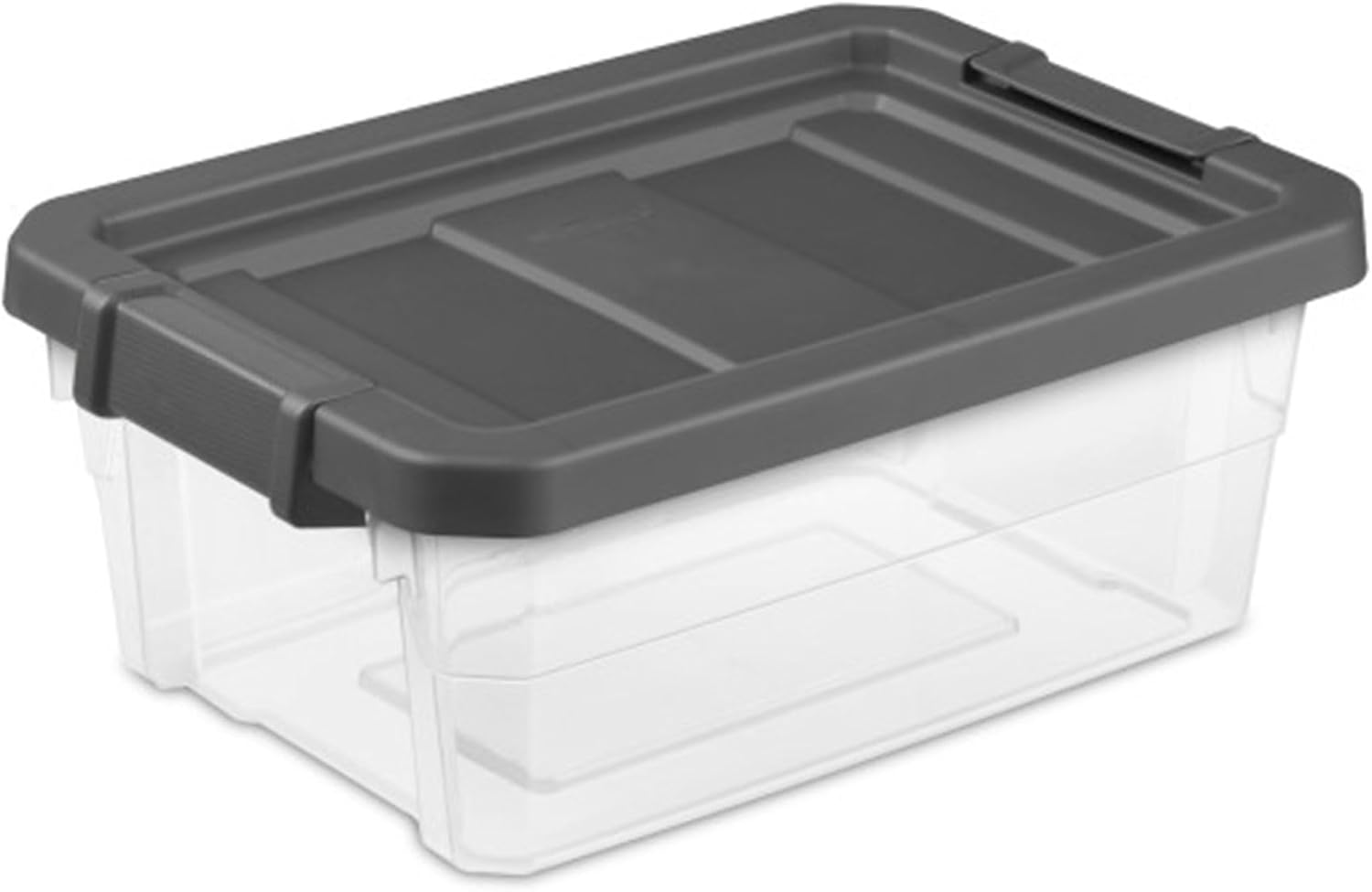 Sterilite Modular Stacker Box with Latching Lid, 16 Quart, 12-Pack