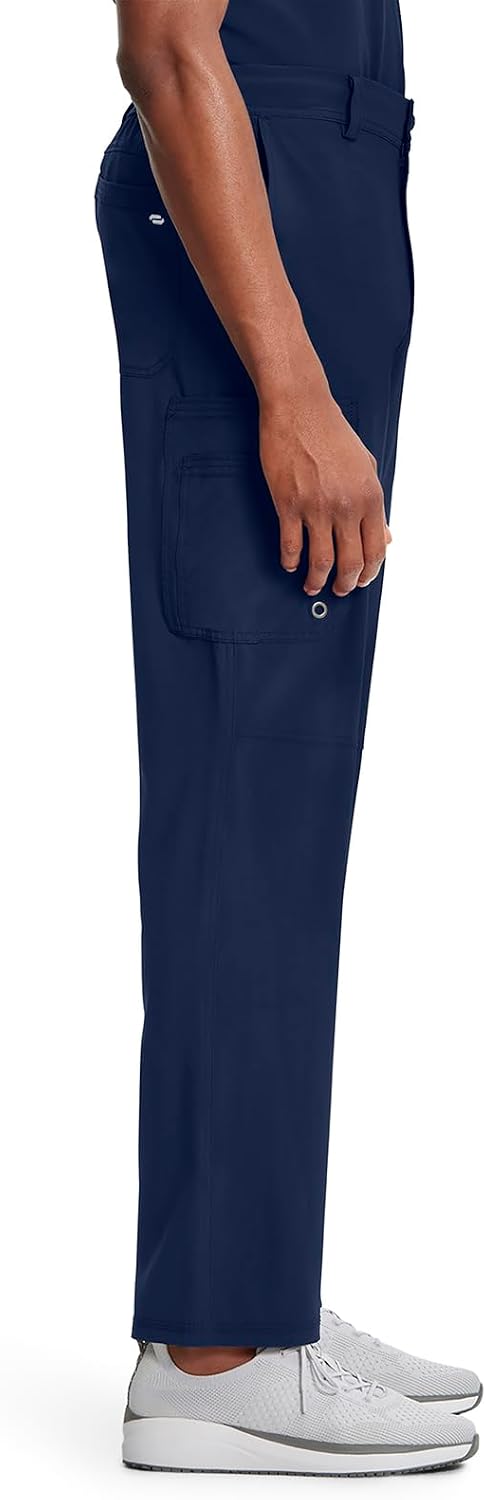 Cherokee Infinity Men Scrub Pants Tapered Leg Medical Bottom with 6 Pockets