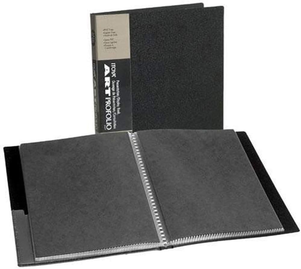 Itoya Art Profolio Storage/Display Book 9 in. x 12 in. 24 [Pack of 2 ]