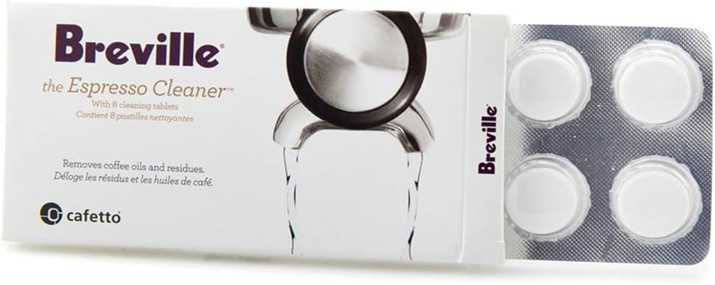 Breville BEC250 Espresso Machine Cleaning Tablets, 8 Pack