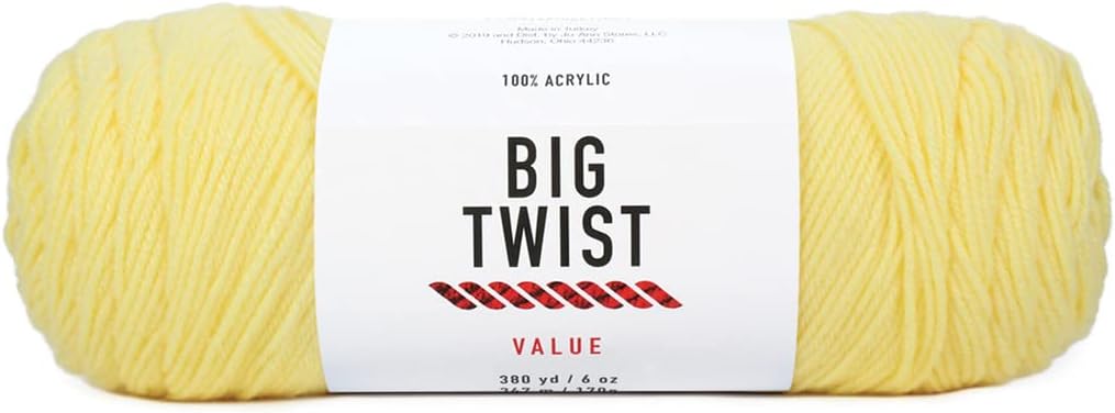 Big Twist Worsted Acrylic Yarn - Aqua