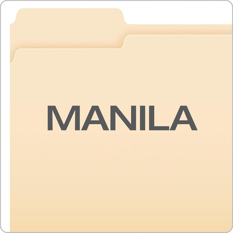 Pendaflex Essentials File Folders, Letter Size, 1/3 Cut, Manila, 250 per Box (752250)