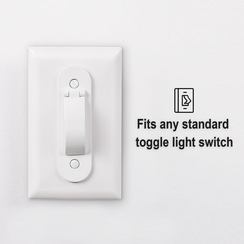 Wall Switch Guard, Child Proof Light Switch Cover Guard | Toggle Style | Light Switch Protection | Keep Toggle Switch in On or Off Position | 2 Pack, White