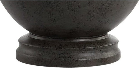 JONATHAN Y Sophie 26" Resin Sphere Table Lamp Sculptural, Dark Gray