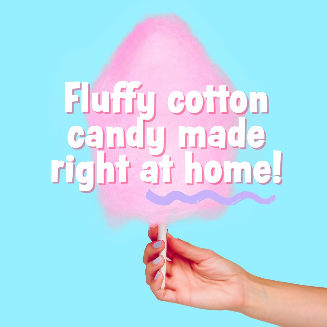 Cotton Candy Express Floss Sugar Variety Pack with 3 - 11oz Plastic Jars of Cherry, Blue Raspberry & Grape Flossing Sugars. Use With Cotton Candy Express Countertop Machine