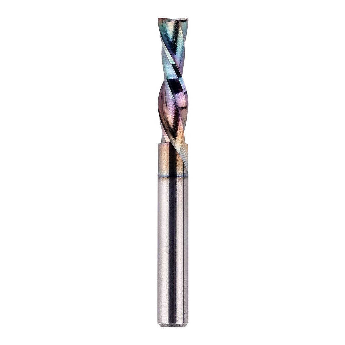 SpeTool 1/4 Inch Shank Downcut Spiral Router Bit 1/4 Inch Cutting Diameter 1 inch Cutting Length with Extra Long Life Coating CNC Router Bits End Mill for Woodwork Mortise Slot