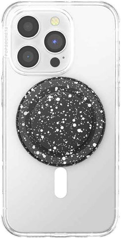 PopSockets Phone Grip for MagSafe, Magnetic Holder- Black Speckle
