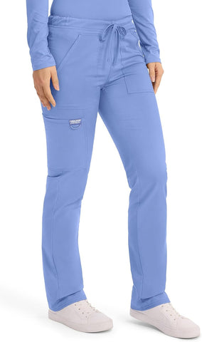 Cherokee Revolution Scrub Pants for Men Tapered Leg Drawstring Stretch