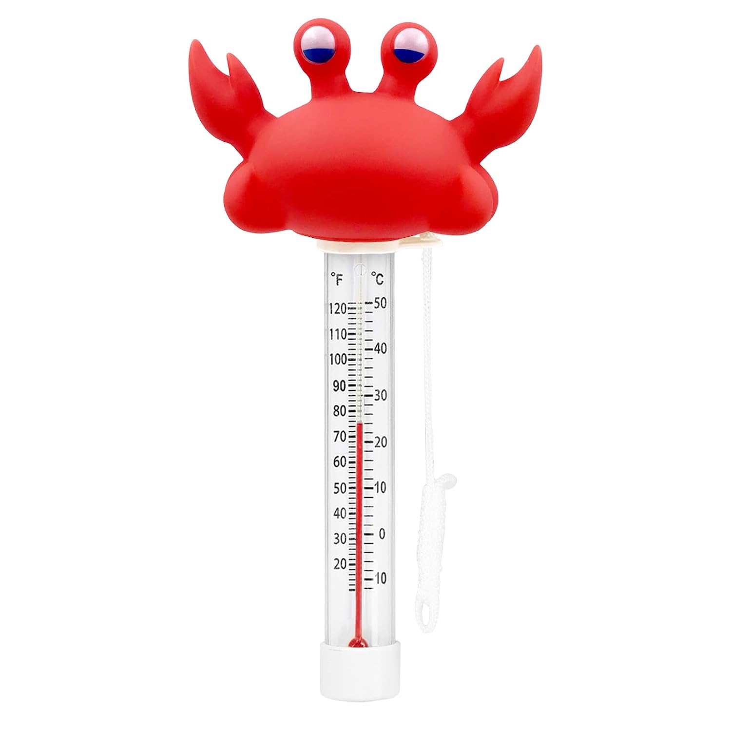 XY-WQ 2 Pack Floating Pool Thermometers, Alligator and Crab
