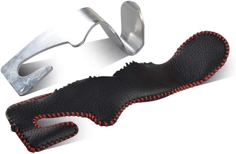 2 Pack Car Headrest Hooks, Microfiber Leather & Alloy Purse Hook Holds 45lb