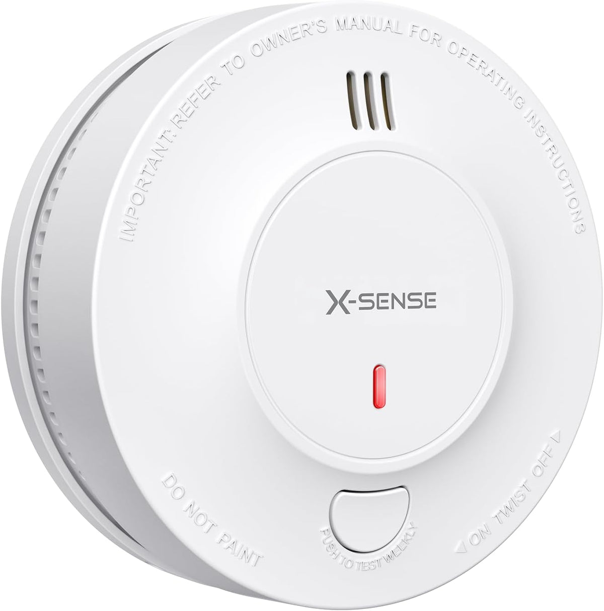 X-Sense Smoke Detector, 10-Year Battery, UL 217 Certified, SD2J0AX, 1-Pack