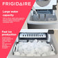 Frigidaire Compact Countertop Ice Maker, Makes 26 Lbs. Of Bullet Shaped Ice Cubes Per Day, Silver Stainless