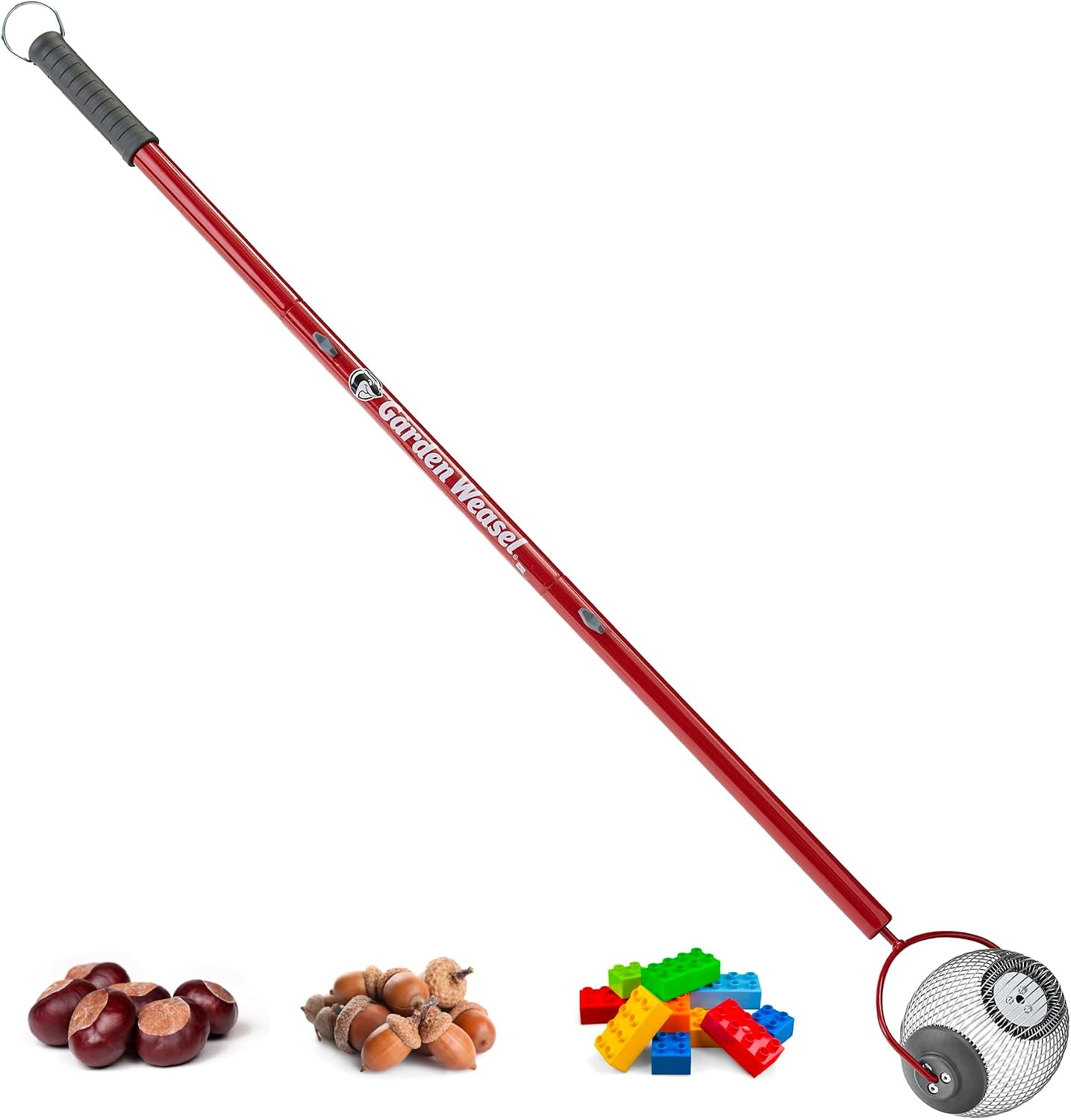 GARDEN WEASEL Small Nut Gatherer Roller for Acorns Buckeyes Beech Nuts