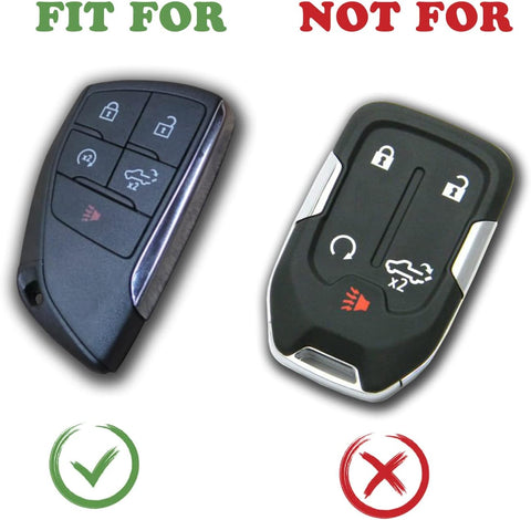 Key Fob Cover for 2026-2022 Chevy Silverado GMC Sierra 1500 2500HD 3500HD