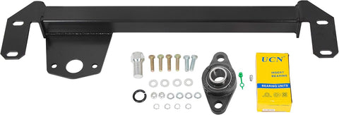 ECOTRIC Steering Box Stabilizer Bar Compatible with 1994-2002 Dodge Ram 4WD