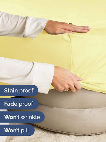 CGK Extra Deep Full Single Fitted Sheet Only - Yellow